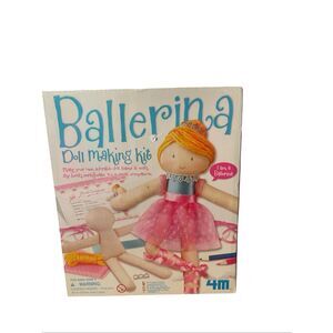 New 4M Light Pink Easy-To-Do Ballerina Doll Making Kit